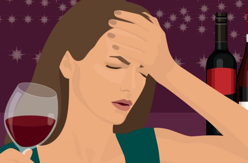 “I can’t drink wine. It gives me a headache.”