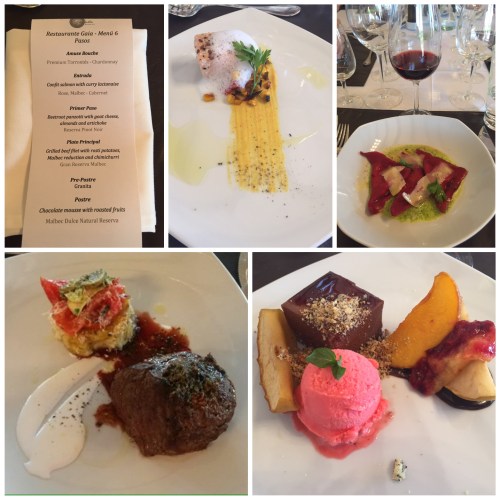 Lunch at Gaia Restaurant, Domaine Bousquet